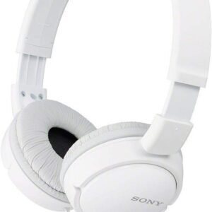 Refurbished Sony MDR-ZX110A On Ear Stereo Wired Headphones (White), Without Mic