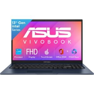 Refurbished ASUS Vivobook 15, Intel Core i3 13th Gen 1315U, 16GB RAM, 512GB SSD