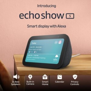 Refurbished Echo Show 5 (latest model) | Smart display with Alexa