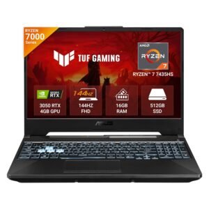 Refurbished ASUS TUF Gaming A15, AMD Ryzen 7 7435HS Gaming Laptop